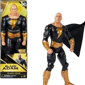 NWOT DC Comics 1st Edition Black Adam Action Figure 12" Collectible